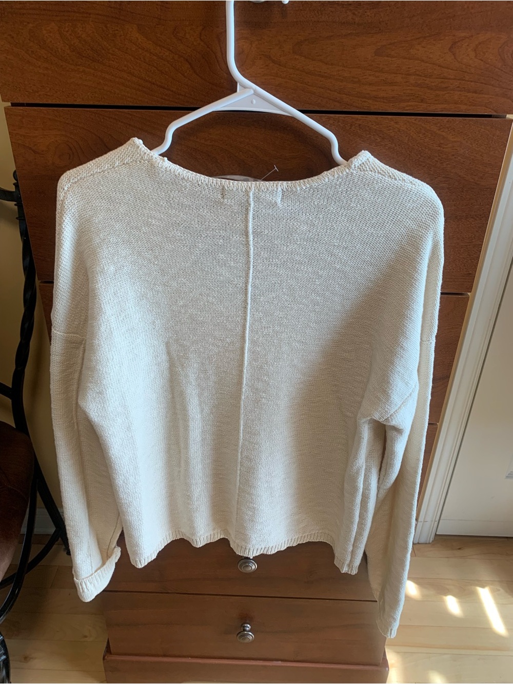 Sanctuary Cream Ribbed Knit sweater top - Picture 3 of 8